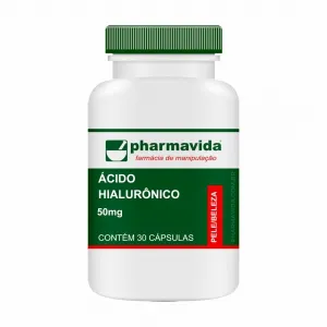 Ácido Hialurônico 50Mg 30 Cápsulas
